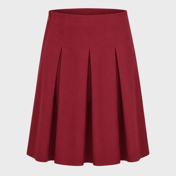 Talbots Dresses & Skirts - Talbots Pleated A-Line Knee Length Skirt Women's 6 Red